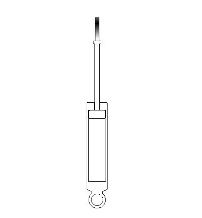Cutaway diagram of the damper